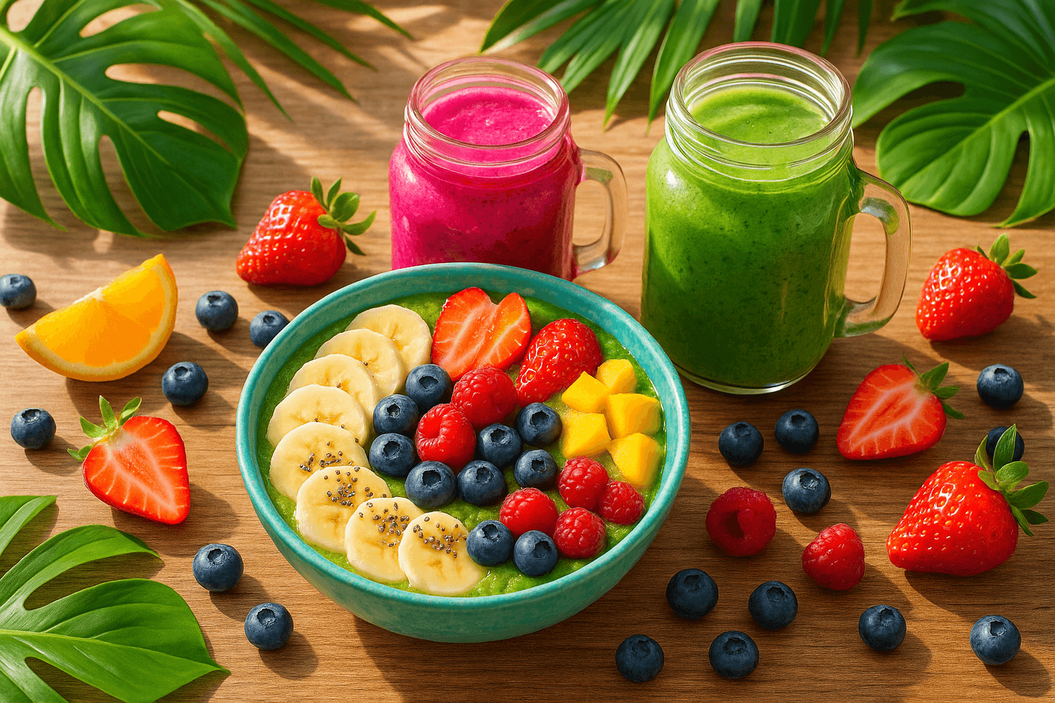 The Smoothie Diet background